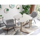 Стол обеденный SIGNAL DANTE II кашемир/дуб кремона 90-130/90